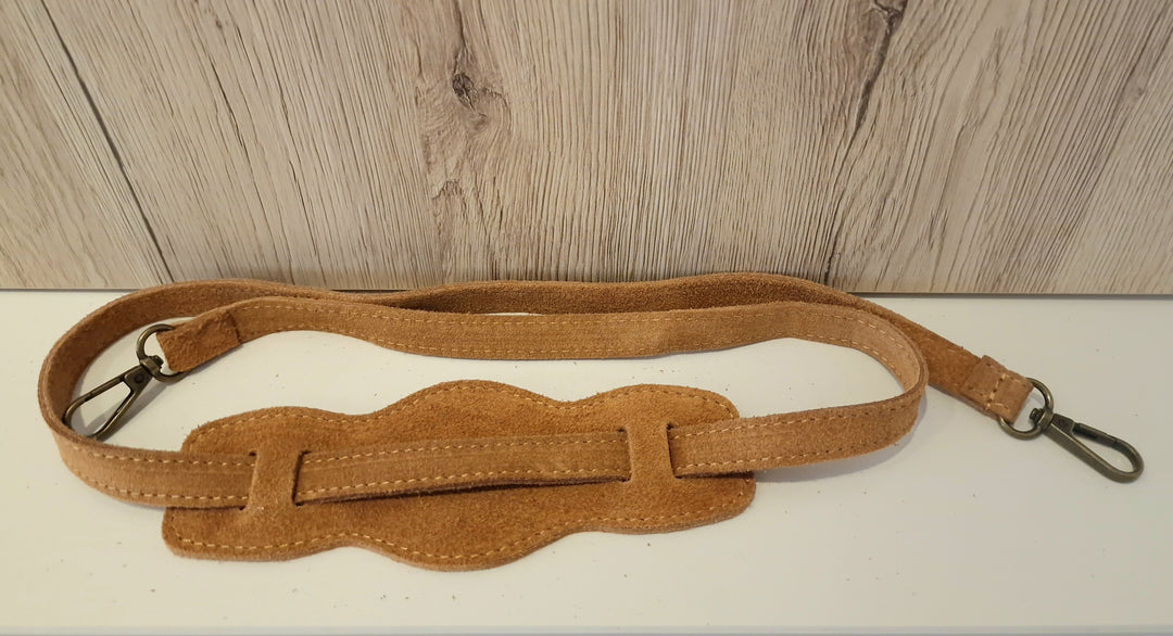 Sac Baby Saga Camel en daim