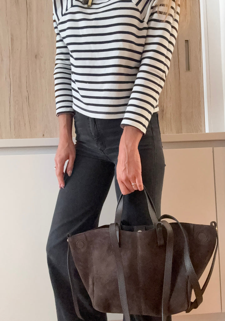 Sac Pauline en daim Chocolat