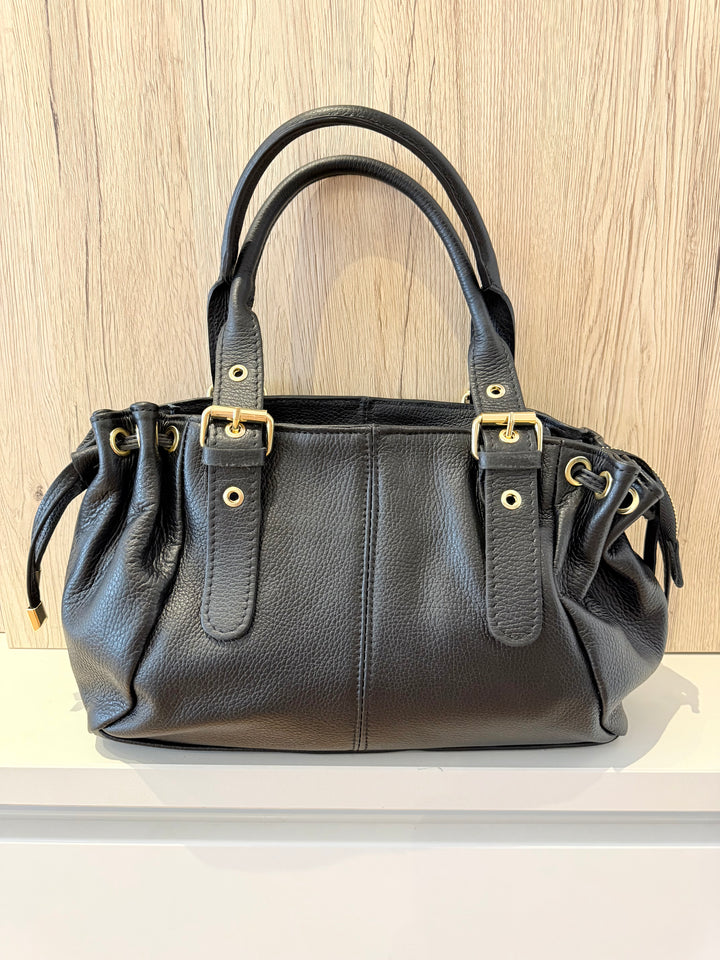 Sac Milena en cuir Noir