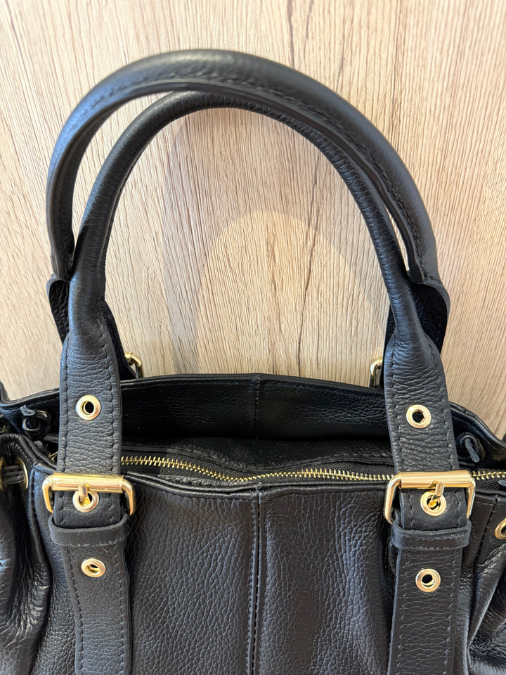 Sac Milena en cuir Noir