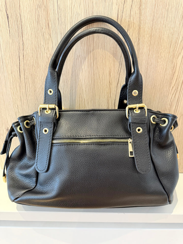 Sac Milena en cuir Noir