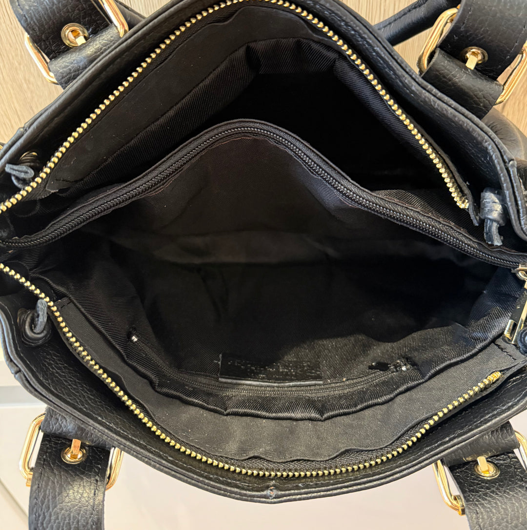 Sac Milena en cuir Noir