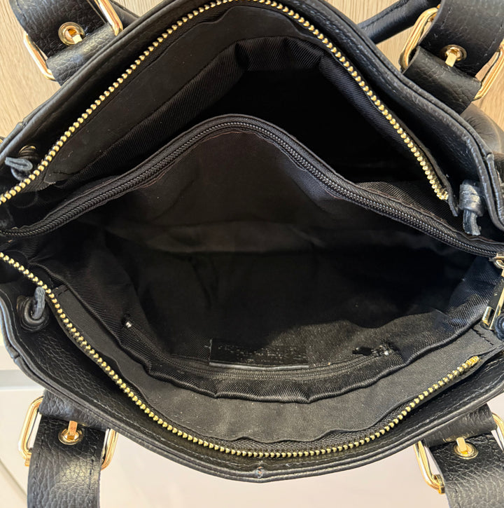 Sac Milena en cuir Noir
