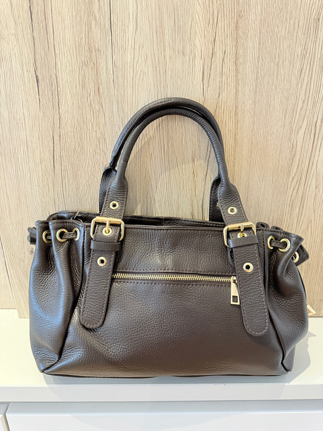 Sac Milena en cuir Marron