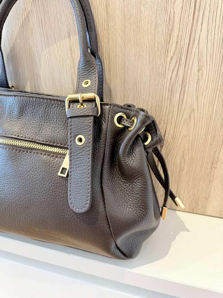 Sac Milena en cuir Marron