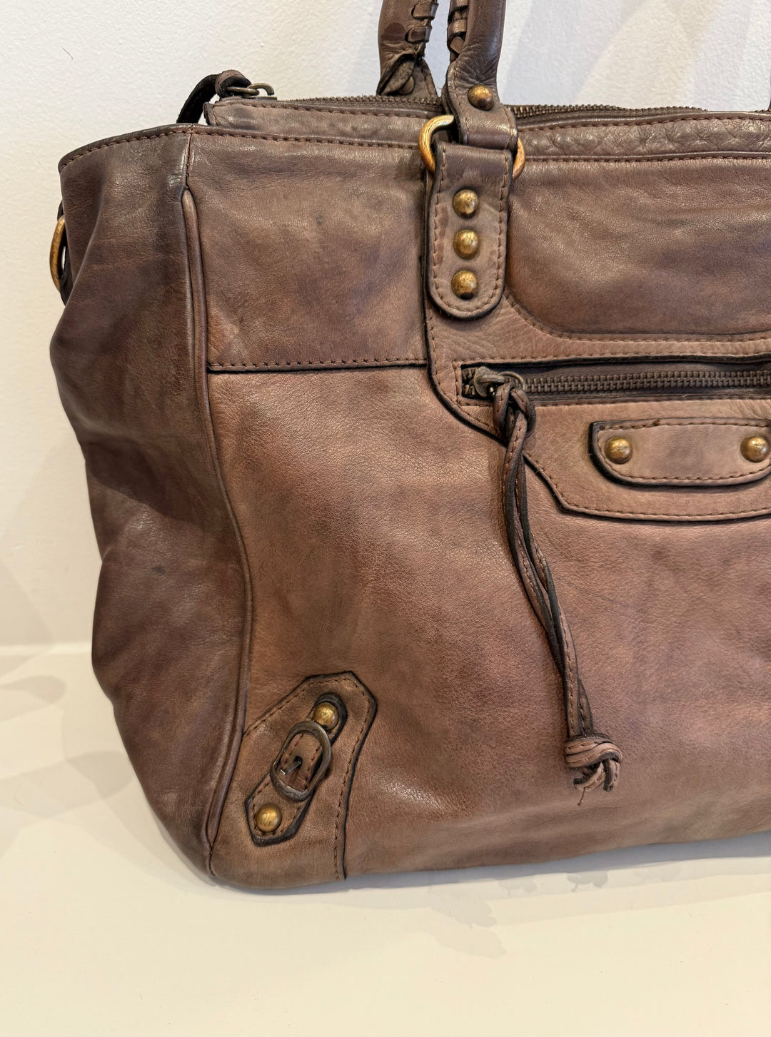 Sac Woman Marron en cuir souple