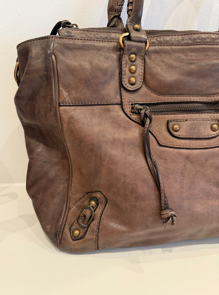 Sac Woman Marron en cuir souple