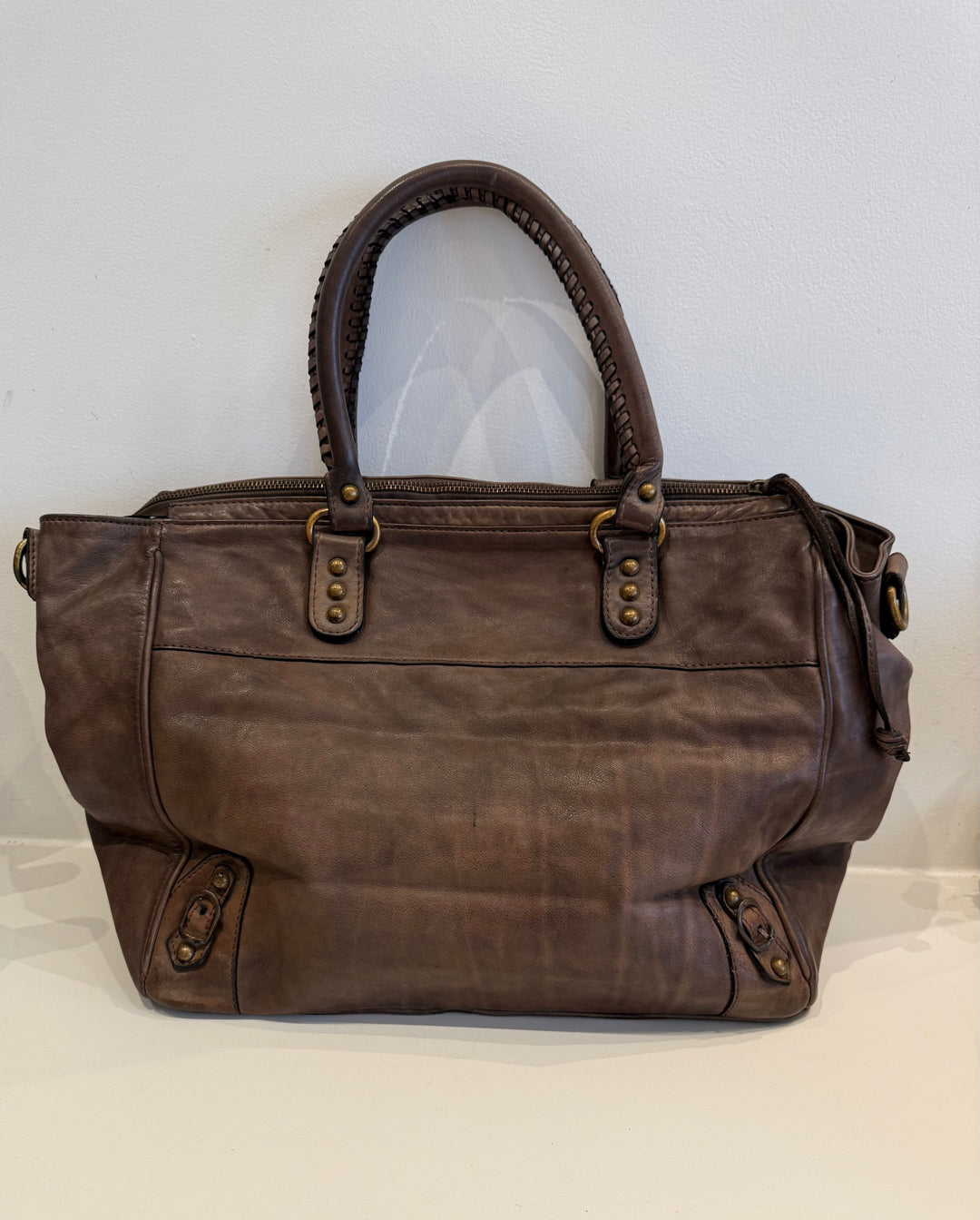 Sac Woman Marron en cuir souple