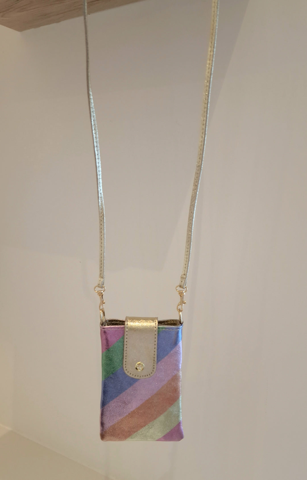 Pochette pour téléphone Multicolore en Cuir