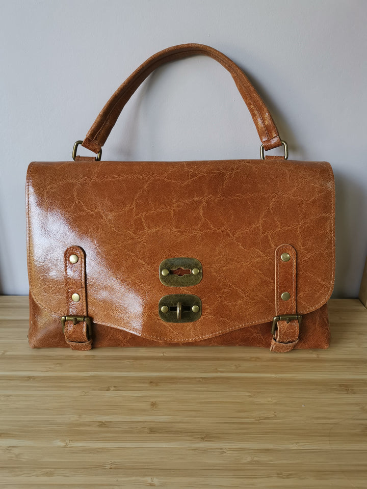 Cartable en cuir (3 Coloris)